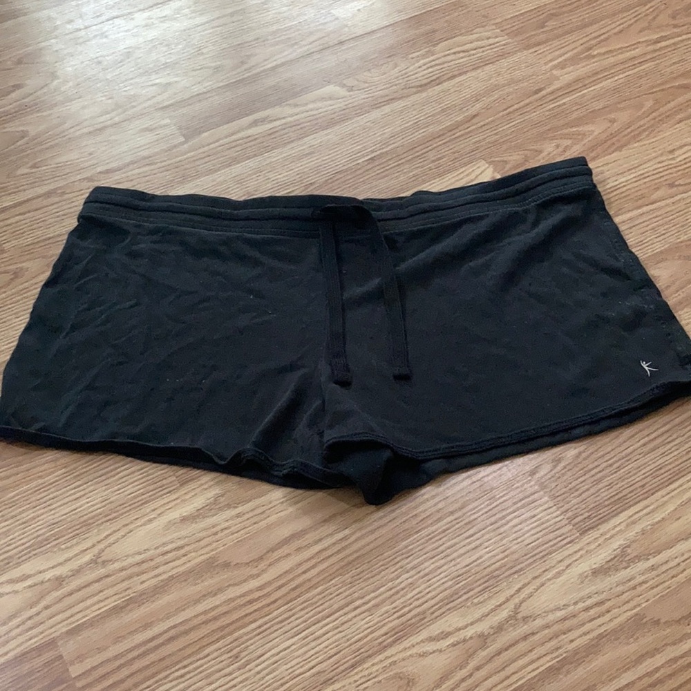 Danskin now black cotton shorts
